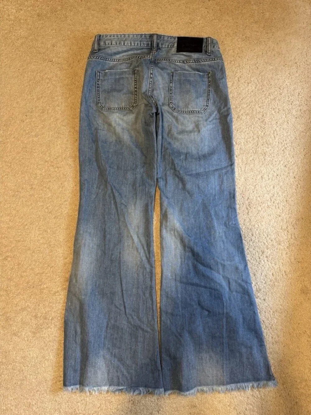 One x OneTeaspoon Womens Westenders Low Waisted Wide Leg Jeans NWOT Size 26